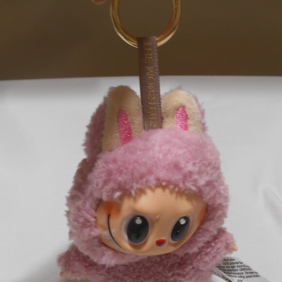 Pink Plush Monster Keychain - Picture 11 of 11